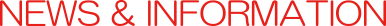 NEWS&INFORMATION（新着情報）